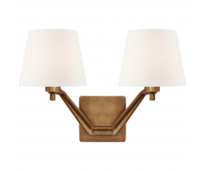 Бра Union Double Arm Sconce in Hand-Rubbed Antique