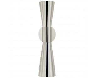 Бра Clarkson Medium Narrow Sconce in Polished Nickel