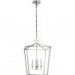 Подвесной светильник Darlana Medium Lantern in Polished Nickel