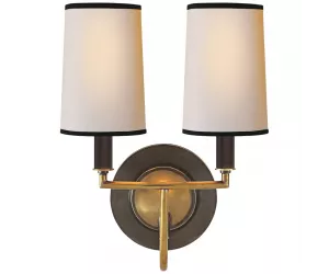 Бра ELKINS Double Sconce BZ/HAB-NP/BT