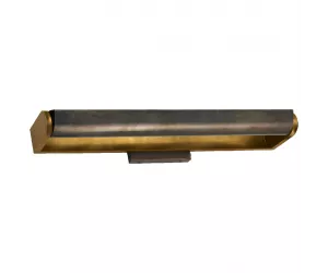 Подсветка для картин David 24 Pivoting Art Light in Hand-Rubbed Antique Brass with Bronze Shade 