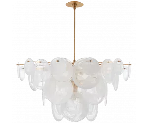 Люстра Луара (Loire Large Chandelier), большая, позолота