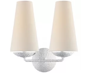 Бра Фонтен Дабл (Fontaine Double), белый гипс