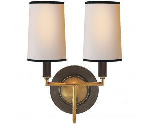 Бра ELKINS Double Sconce BZ/HAB-NP/BT