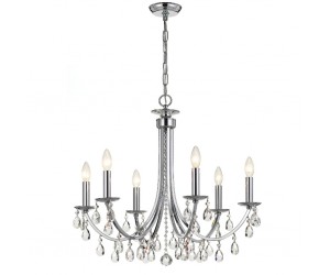 Люстра Bridgehampton 6 Light Crystal Chandelier CH