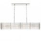 Подвесная люстра Libby Langdon For Crystorama Elliot 6 Light Linear PN