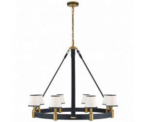 ЛЮСТРА RILEY LARGE RING CHANDELIER RL-5612NB/NVYL-L