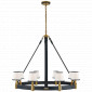 ЛЮСТРА RILEY LARGE RING CHANDELIER RL-5612NB/NVYL-L