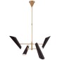 Люстра Franca Small Pivoting Chandelier ARN 5410HAB-BLK