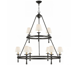 Люстра Classic Two-Tier Ring Chandelier SL 5813BZ-L