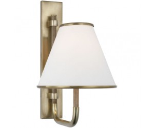 Бра Rigby Small Sconce in Soft Brass and Natural Oak
