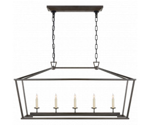 Люстра Darlana Medium Linear Lantern in Aged Iron